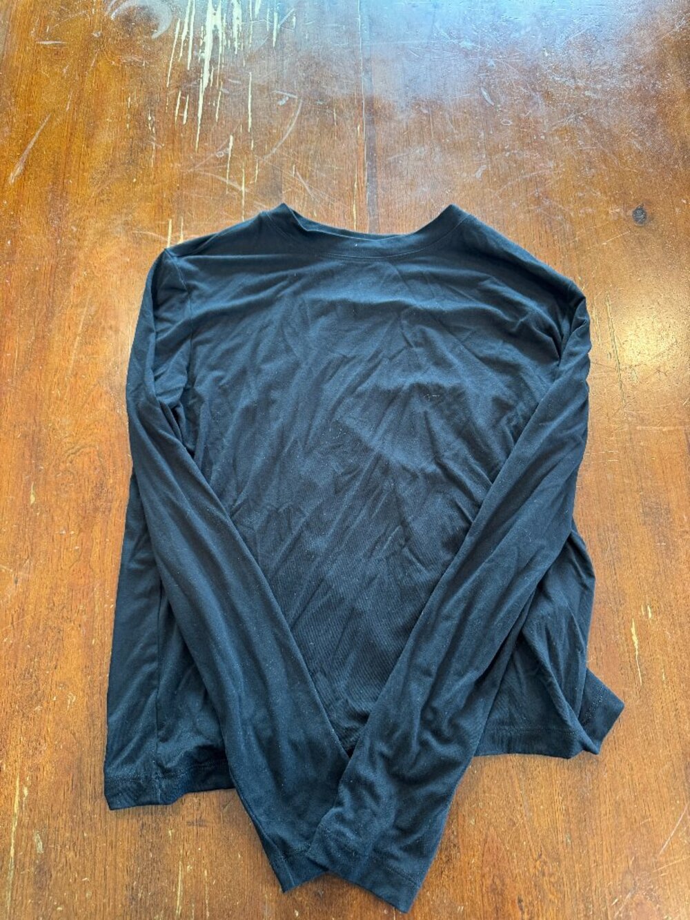 Bleu Salt Malibu Black Long Sleeve Tee Size 1 (Small)
